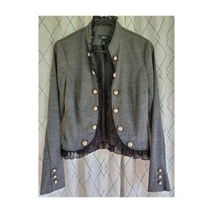 BCX Ruffle Blazer